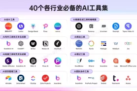 主流的AI工具集盘点，这些好用的AI软件一定要知道！