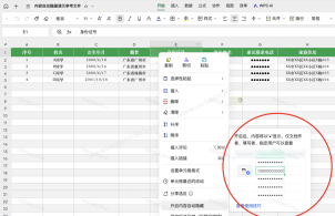 WPS 在线表格（云表格、智能表格）：“内容自动隐藏”功能，保护重要数据的安全