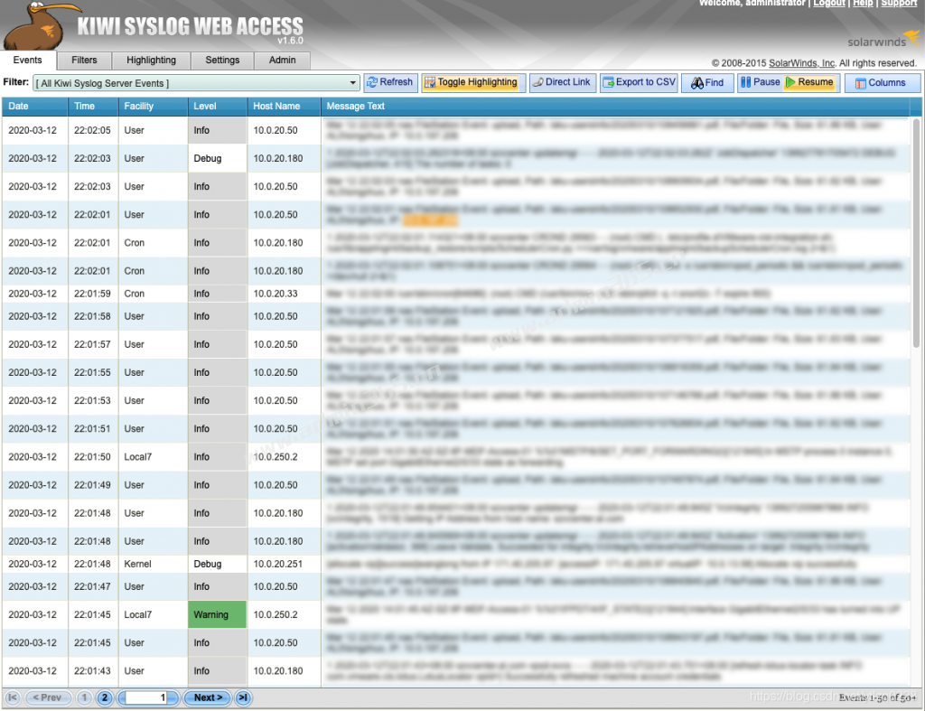 Kiwi Syslog Server Web Access界面.png